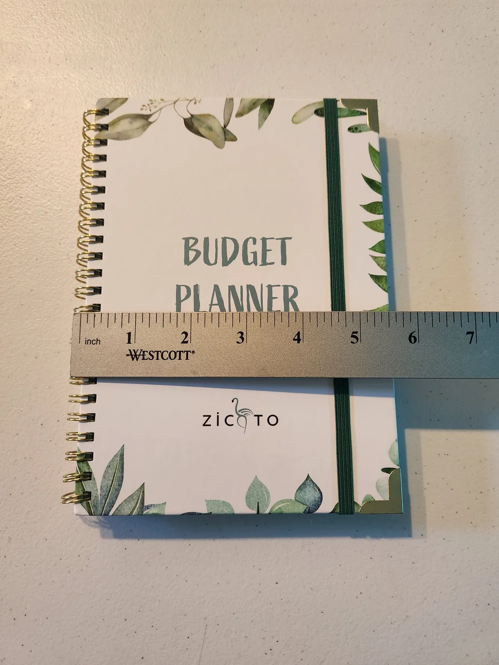Zicoto Green Budget Planner Notebook